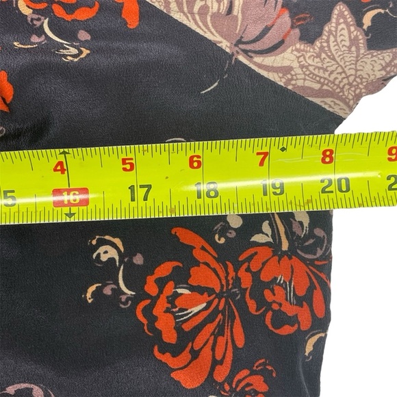 Anthropologie Meadow Rue 100% Silk Boho Blouse Size Small - Picture 8 of 12